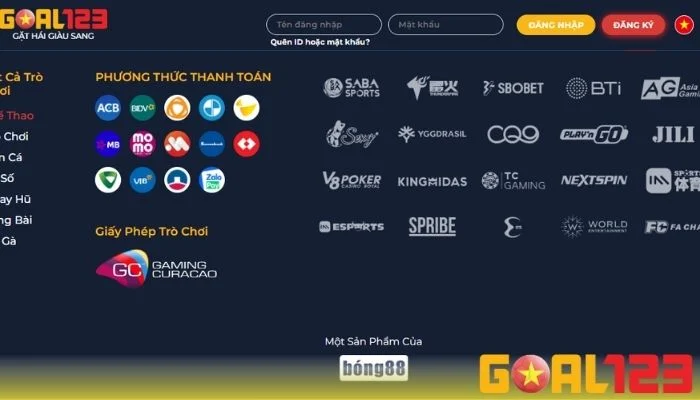 Lưu ý khi đăng nhập Goal123b