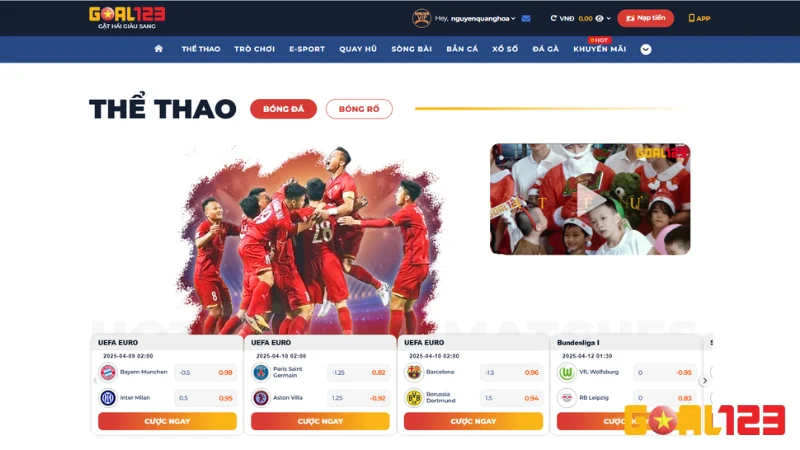 Cá Cược Thể Thao Sôi Động Tại GOAL123