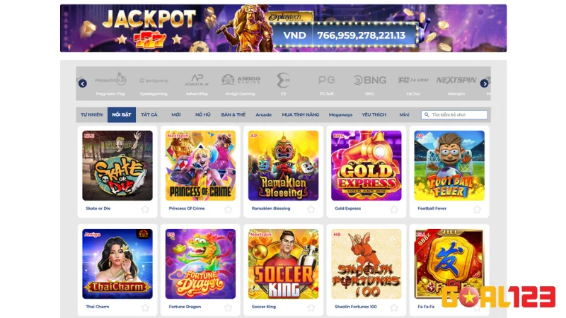 Chơi Quay Hũ GOAL123