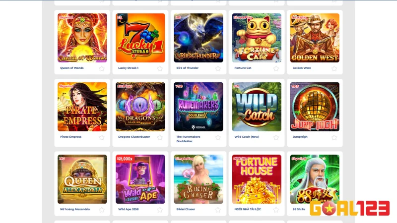 Tựa Game Quay Hũ GOAL123 Hot Nhất