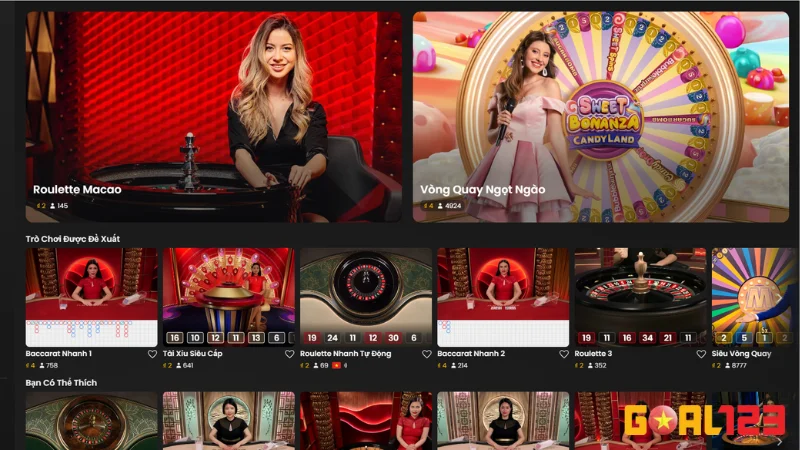 Kho Game Đa Dạng Tại Sòng Bài GOAL123