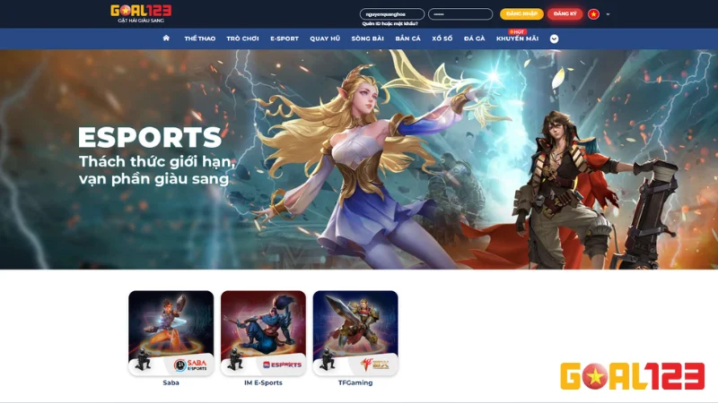 E-Sport GOAL123: Thế Giới Cá Cược Thể Thao Điện Tử