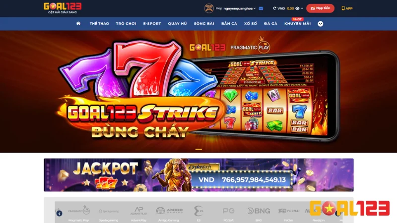 Quay Hũ GOAL123: Khám Phá Thế Giới Giải Trí Nổ Hũ Đỉnh Cao
